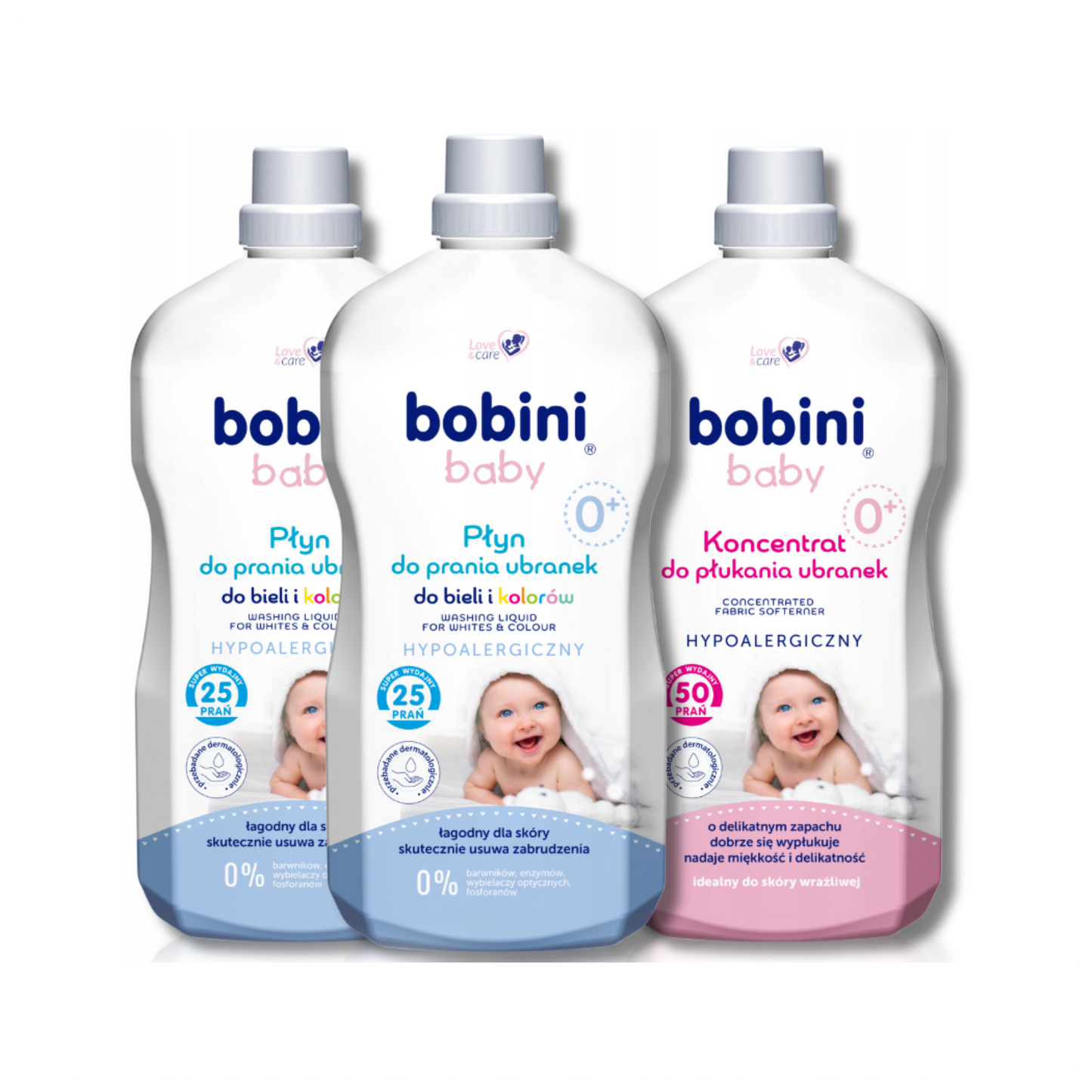 Bobini Baby kūdikių drabužių skalbimo rinkinys 5,4l (50 skalbimų)