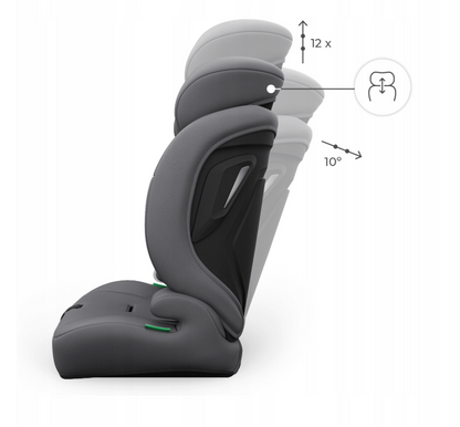 KINDERKRAFT Automobilinė kėdutė COMFORT UP 2 PLUS i-Size pilka