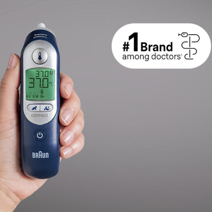 Braun ThermoScan 7+ Connect infraraudonųjų spindulių ausies termometras
