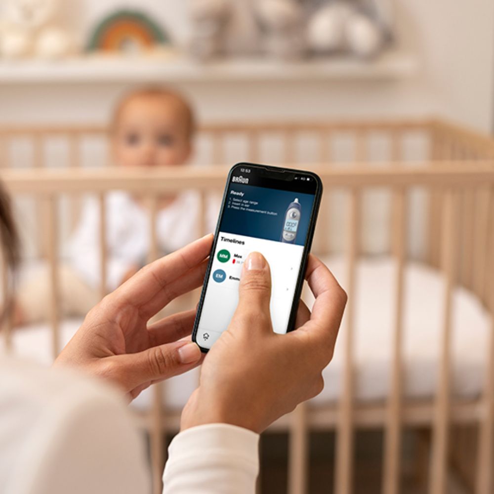 Braun ThermoScan 7+ Connect infraraudonųjų spindulių ausies termometras