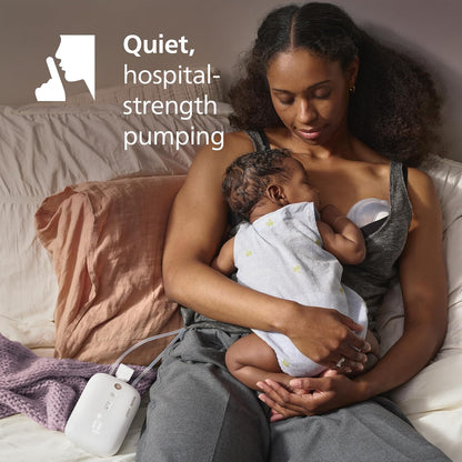Philips Avent Hands-Free elektrinis dvigubas pientraukis, pradžios rinkinys SCD553/11