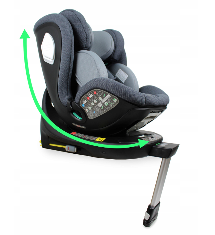 START BABY NANO Automobilinė kėdutė 40-150 cm i-Size R129, ISOFIX, 360°, atraminė koja