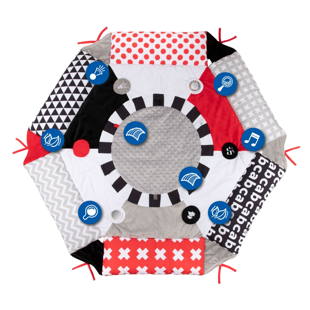 Canpol babies žaidimų kilimėlis SENSORY TOYS 68/077