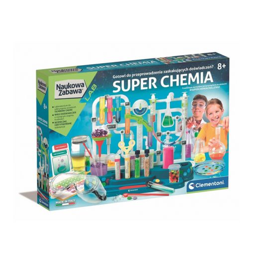Clementoni Toys Super Chemistry Eksperimentų rinkinys