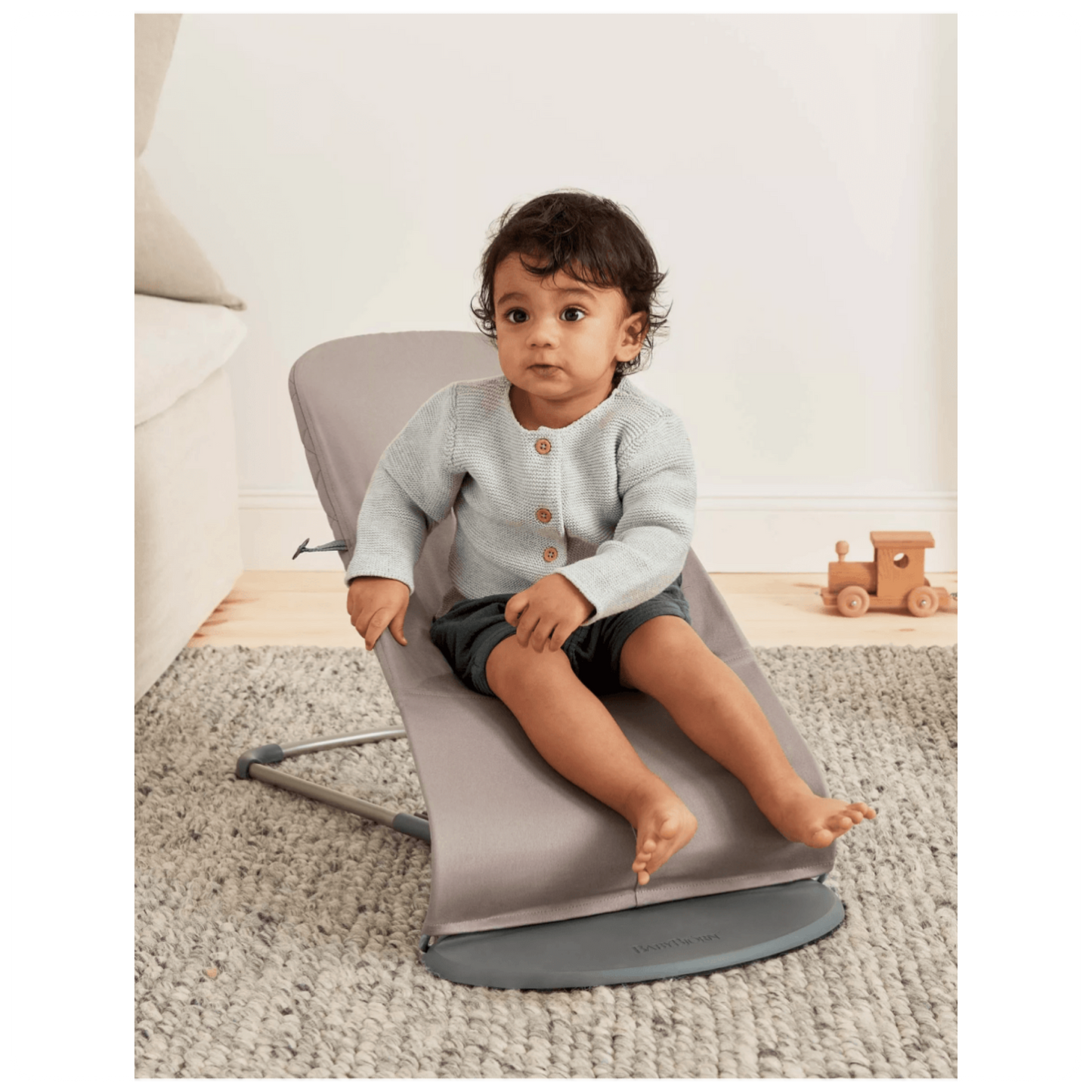 BABYBJÖRN gultukas BLISS Woven Classic Quilt, sand grey, 006217
