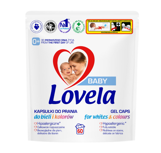 Lovela Baby universalios skalbimo kapsulės 120 vnt.