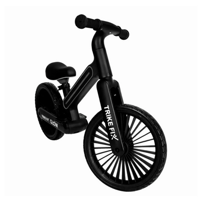 Balansinis dviratukas Trike Fix Glow su LED apšvietimu, juodas