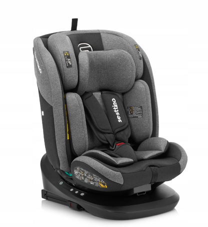 Sesttino Octagon Pro Automobilinė kėdutė 40-150 cm i-Size R129, ISOFIX, 360°