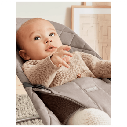 BABYBJÖRN gultukas BLISS Woven Classic Quilt, sand grey, 006217