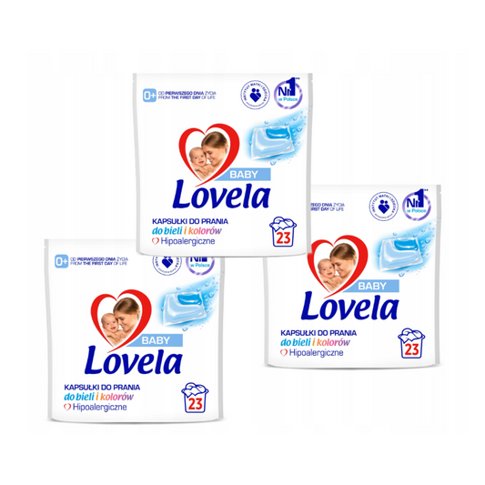 LOVELA BABY skalbimo kapsulės, 69 vnt