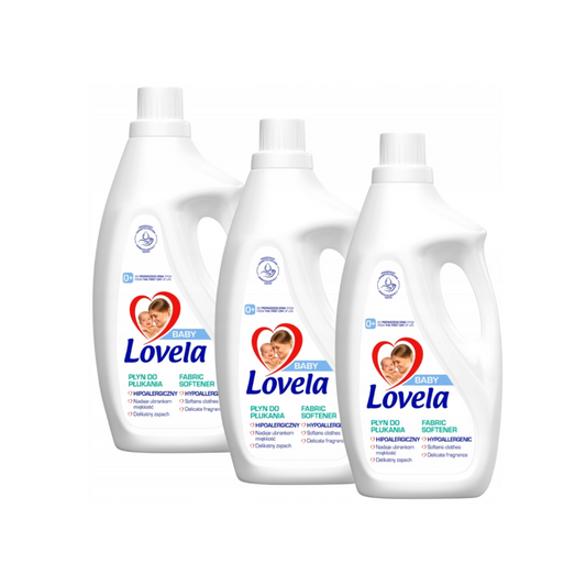 Lovela Baby hipoalerginis audinių minkštiklis kūdikių drabužiams 3×2l