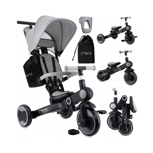 Triratukas Momi Solivia 4in1, pilkas