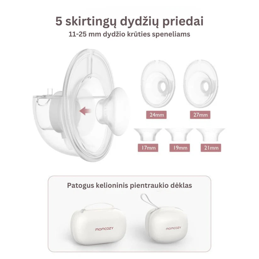 MOMCOZY M5 dvigubas belaidis pientraukis