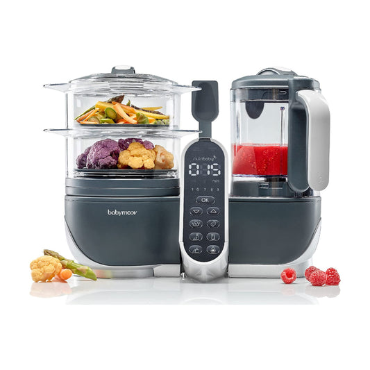BABYMOOV Nutribaby+ daugiafunkcinis maisto gaminimo prietaisas Grey