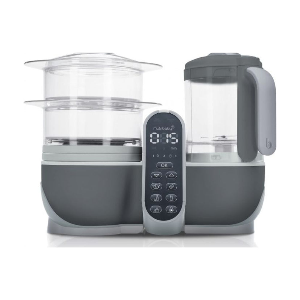 BABYMOOV Nutribaby+ daugiafunkcinis maisto gaminimo prietaisas Grey