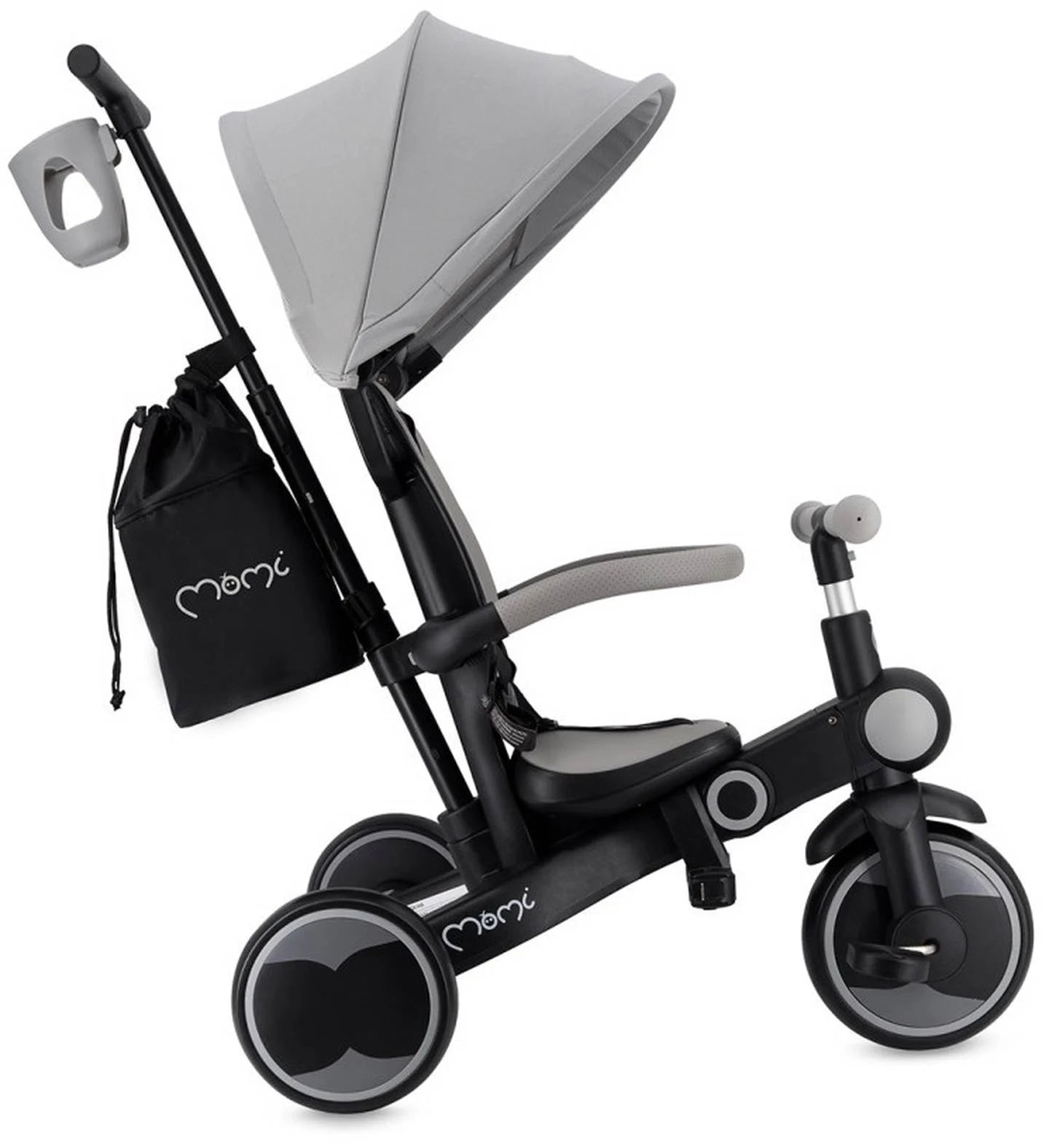 Triratukas Momi Solivia 4in1, pilkas
