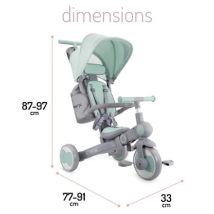 Triratukas Momi Solivia 4in1, žalias